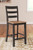 Ashley Gesthaven Natural White Counter Height Barstool (Set of 2)