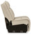 Ashley Double Deal Almond 4-Piece Reclining Sectional