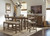 Ashley Moriville Grayish Brown Counter Height Dining Extension Table