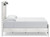 Ashley Gerridan White Gray Queen Panel Bed