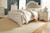 Ashley Realyn Chipped White King Upholstered Panel Bed