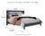 Ashley Baystorm Gray King Panel Bed