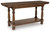 Ashley Sturlayne Brown Flip Top Sofa Table