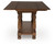 Ashley Sturlayne Brown Flip Top Sofa Table