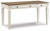 Ashley Realyn White Brown Home Office Lift Top Desk