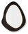Ashley Kierlock Black Gold Finish Accent Mirror