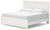 Ashley Gerridan White Gray King Panel Bed