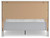 Ashley Gerridan White Gray King Panel Bed