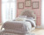 Ashley Realyn Chipped White Full Upholstered Panel Headboard