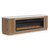 Ashley Camdill Light Brown 80" TV Stand with Electric Fireplace