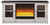 Ashley Dorrinson Two-tone 60" TV Stand with Electric Fireplace