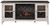 Ashley Dorrinson Two-tone 60" TV Stand with Electric Fireplace