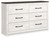 Ashley Gerridan White Gray Dresser