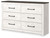 Ashley Gerridan White Gray Dresser