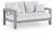 Ashley Moonlight View Gray Outdoor Loveseat with Cushion