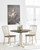 Ashley Mellintine Antique White Brown Dining Chair (Set of 2)