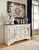 Ashley Realyn Chipped White Dining Server