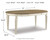 Ashley Realyn Chipped White Dining Extension Table