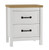 Ashley Kerisden White Brown Nightstand