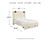 Ashley Cambeck Whitewash Queen Panel Bed with 2 Storage Drawers