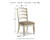 Ashley Realyn Chipped White Dining Chair (Set of 2) D743-02