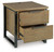 Ashley Montia Light Brown End Table