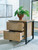 Ashley Montia Light Brown End Table