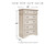 Ashley Realyn Chipped White Chest of Drawers