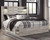 Ashley Cambeck Whitewash King Panel Bed with 4 Storage Drawers