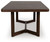 Ashley Kendamor Dark Brown Dining Extension Table