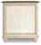 Ashley Realyn White Brown Chairside End Table T743-7