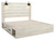 Ashley Cambeck Whitewash King Panel Bed with 2 Storage Drawers