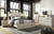 Ashley Cambeck Whitewash King Panel Bed with 2 Storage Drawers