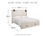 Ashley Cambeck Whitewash King Panel Bed with 2 Storage Drawers B192/56S/58/97