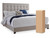 Ashley Dolante Beige Queen Upholstered Bed