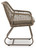 Ashley Monarch Heights Beige Outdoor Table and 2 Chairs (Set of 3)