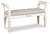 Ashley Realyn Antique White Accent Bench