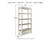 Ashley Realyn Brown White 75" Bookcase