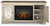 Ashley Realyn Chipped White 74" TV Stand with Electric Fireplace