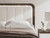 Ashley Mazilar White Brown Queen Upholstered Bed