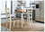 Ashley Woodanville Cream Brown Dining Drop Leaf Table