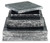 Ashley Keldy Antique Pewter Finish Box (Set of 3)