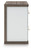 Ashley Mazilar Brown White Nightstand