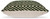 Ashley Digover Green Ivory Pillow