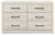Ashley Cambeck Whitewash Dresser