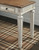Ashley Realyn White Brown 60" Home Office Desk