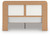 Ashley Mazilar White Brown King Upholstered Bed