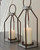 Ashley Diedrick Gray Black Lantern (Set of 2)