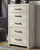 Ashley Cambeck Whitewash Chest of Drawers