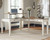 Ashley Realyn White Brown 2-Piece Home Office Lift Top Desk